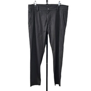 Birddogs Mens Stretch Comfort Khakis Grey Size 34 Built In Liner Slim Fit